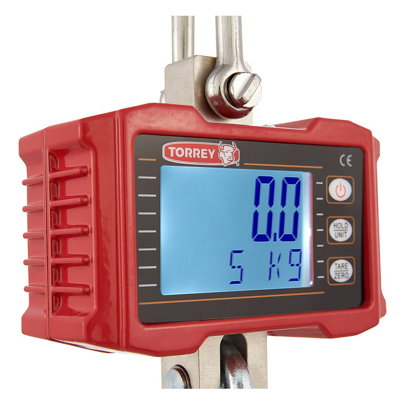 Báscula Industrial Digital Colgante Torrey Crs-500 Kg Reyfri