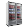 Refrigerador Comercial Imbera G342 2 Puertas 1162l Vertical Con Luz Interior Gris