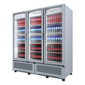 Refrigerador Comercial Imbera G372 72 Pies 3 Puertas Reyfri Gris