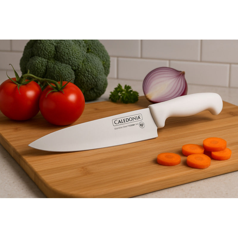 Cuchillo Chef 10 Pulgadas Blanco Caledonia Cache-10b Blanco
