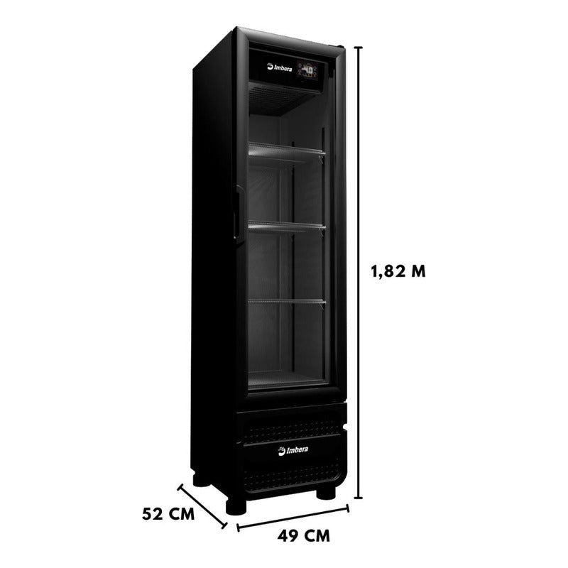 Refrigerador Cervecero Imbera Ccv144 Negro 1 Puerta Reyfri
