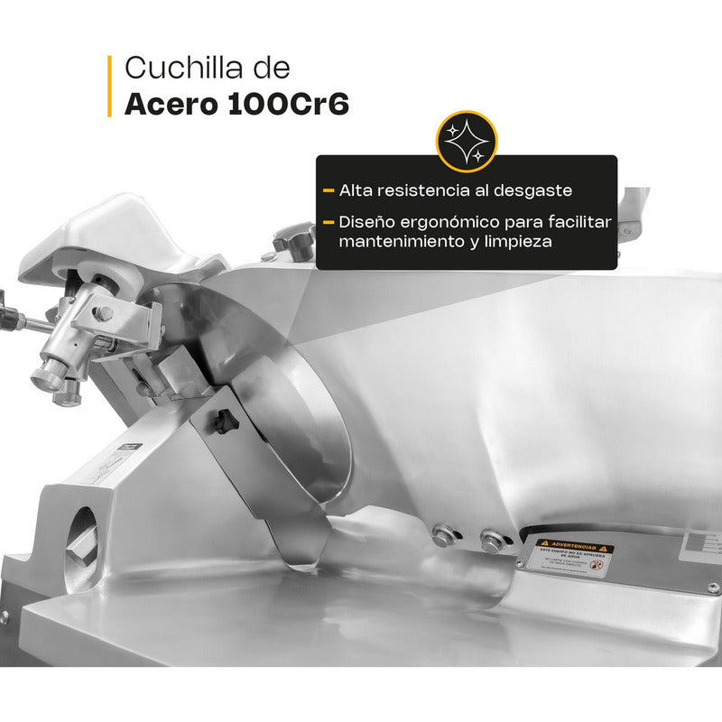 Rebanadora Automática Rhino Rebac363 Carnicera Semicongelada Gris