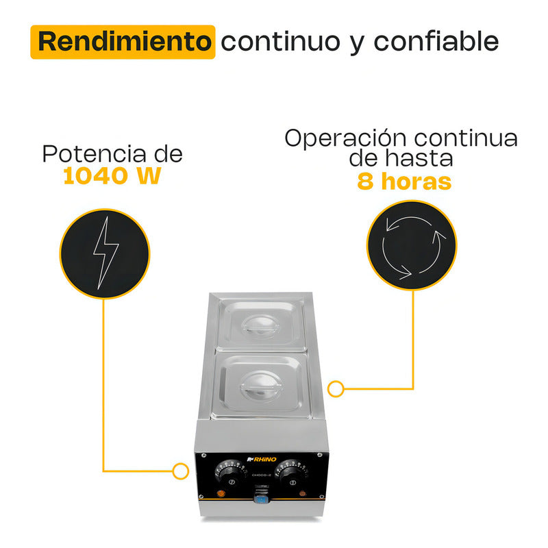 Maquina Templadora Fundidora De Chocolate Rhino Choco2