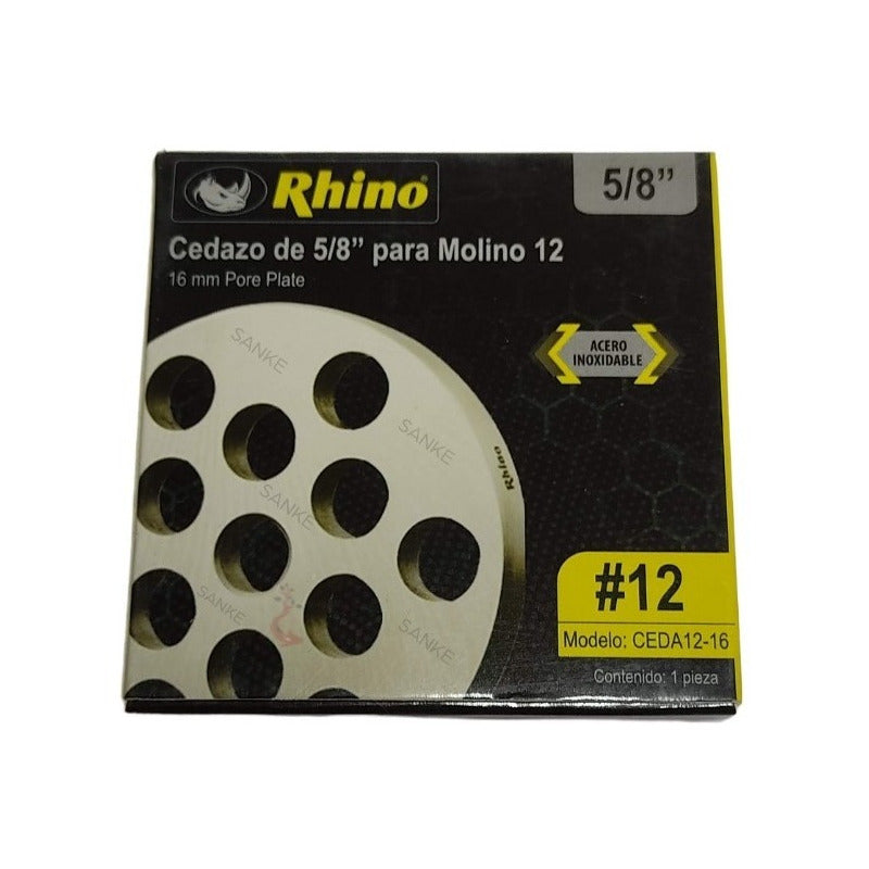 Cedazo De 5/8 Rhino Para Molino De 12 Ceda12-16