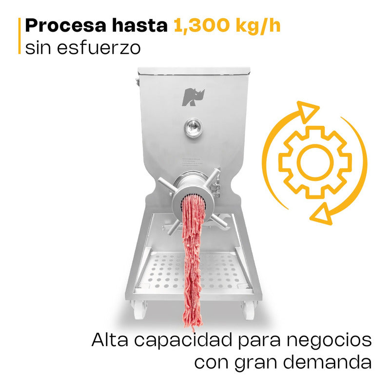 Molino Mezclador Rhino Molme1300 A.inox 5.5hp 220v Trifásico
