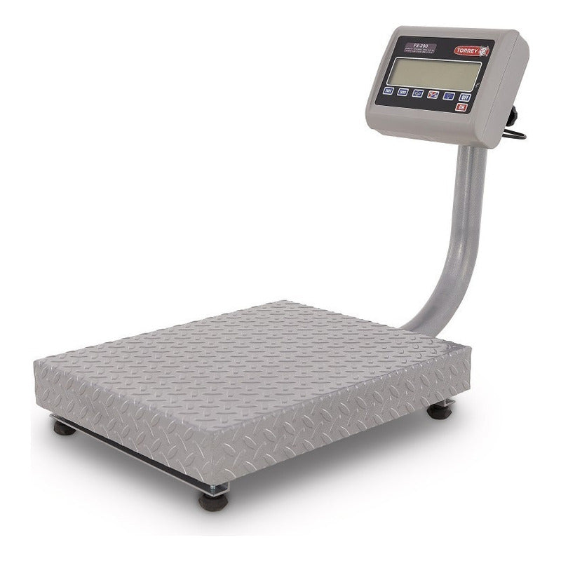 Báscula Comercial Digital Torrey Fs-200 Kg 48 Cm X 38 Cm