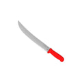 Cuchillo Bistecero Curvo 14  Rojo 14 Caledonia Cabic-14r