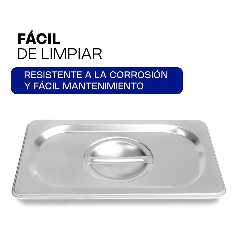 Tapa Para Inserto Cuarto Acero Inox Caledonia Tacu-com Gris