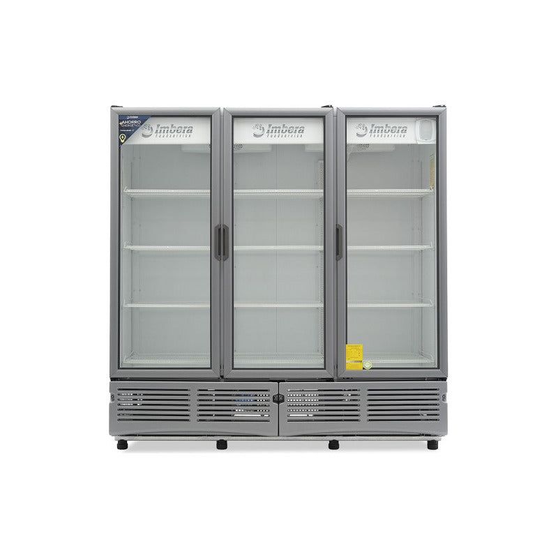 Refrigerador Comercial Imbera G372 72 Pies 3 Puertas Reyfri Gris