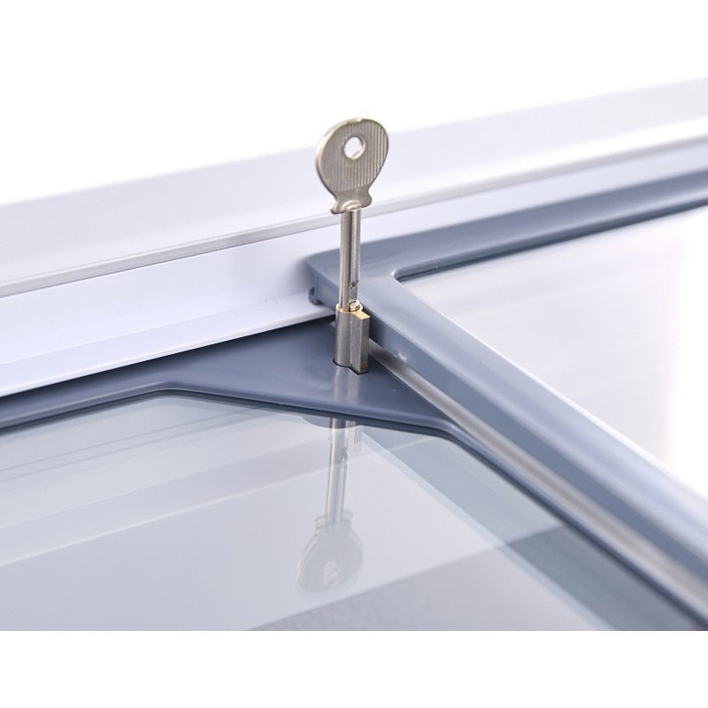 Congelador Cristal Recto Comercial Polar Ch-300pr 225 Litros Color Blanco