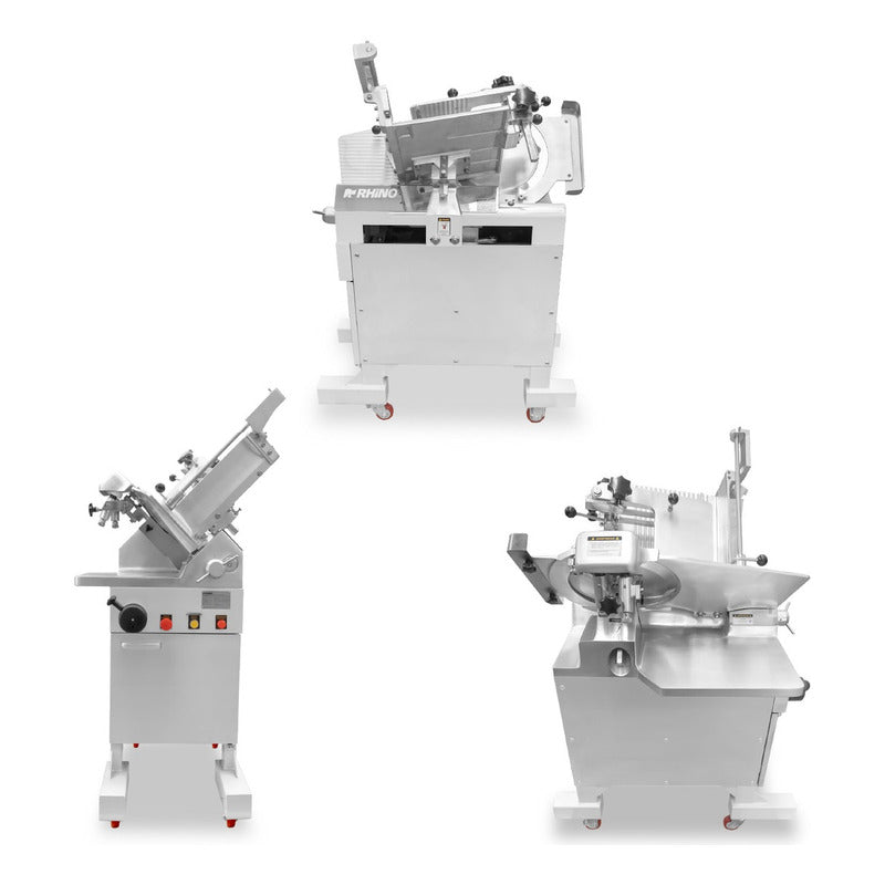 Rebanadora Automática Rhino Rebac363 Carnicera Semicongelada Gris