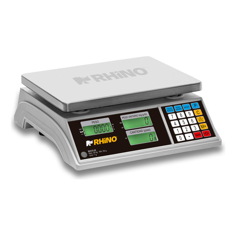 Bascula Contadora 30 Kg Marca Rhino Baco-30