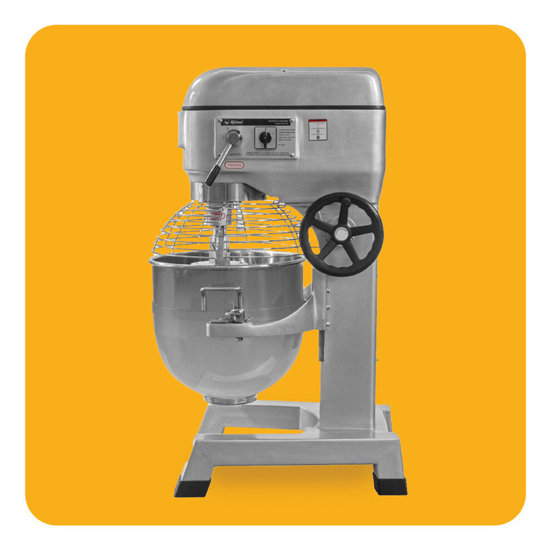 Batidora Planetaria Rhino 60 Litros 12kg Amasado Color Gris Frecuencia 60 Hz Bati-60