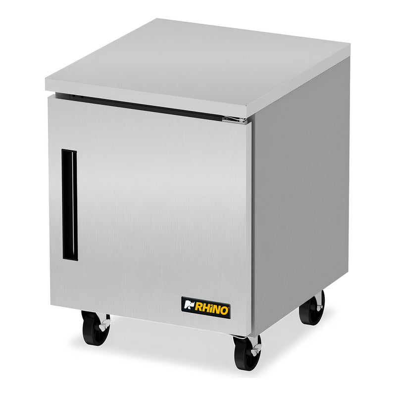 Mesa Refrigerada Bajo Barra Rhino Merbaj-27 1/10 Hp 0 A 4°c Plateado