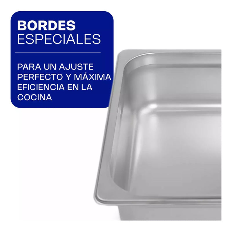 Inserto Contenedor Acero Inox Noveno 4 Pulgadas Inan-4