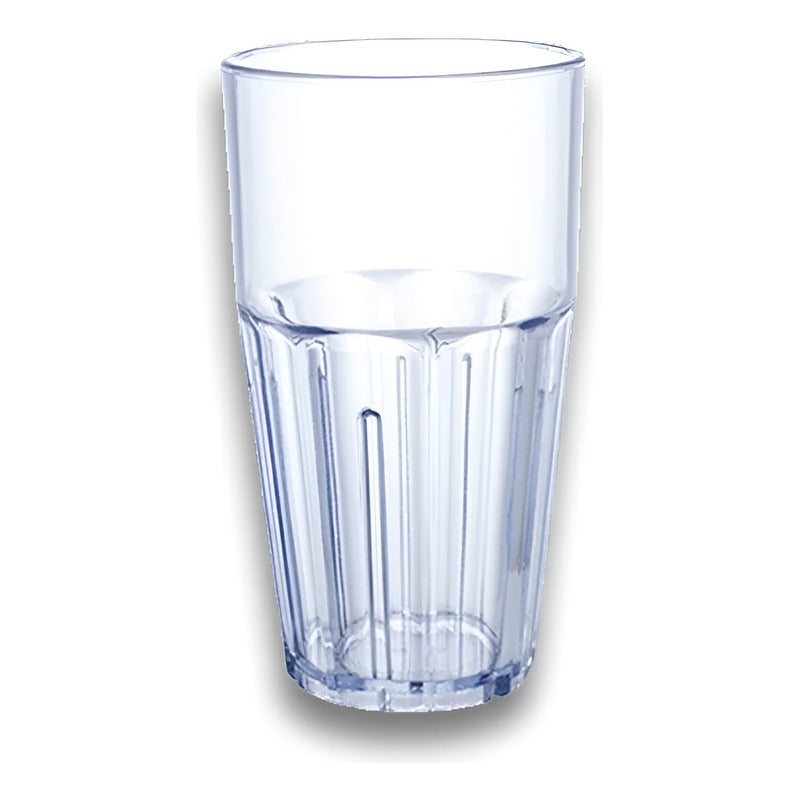 Vaso De Plástico Caledonia Vatra-16 16 Oz Transparente Apto Lavavajillas