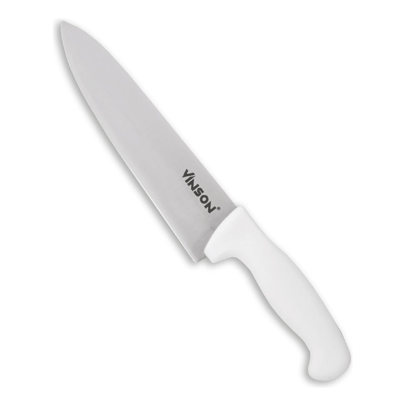 Cuchillo Chef Acero Vinson 8 Pulgadas Color Blanco