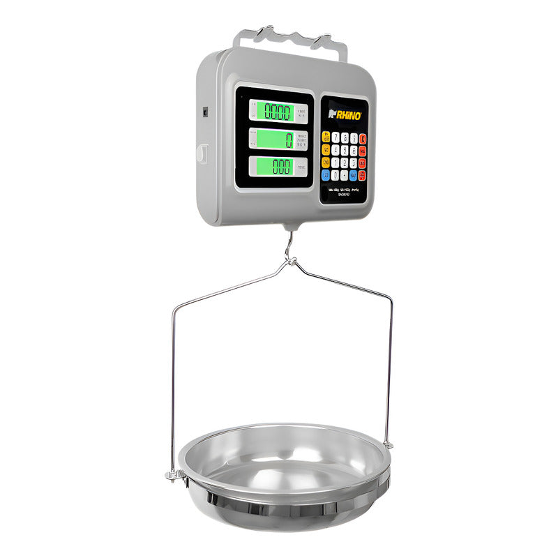 Báscula Comercial Digital Colgante Rhino Bacmu-30 Kg 110v  Gris