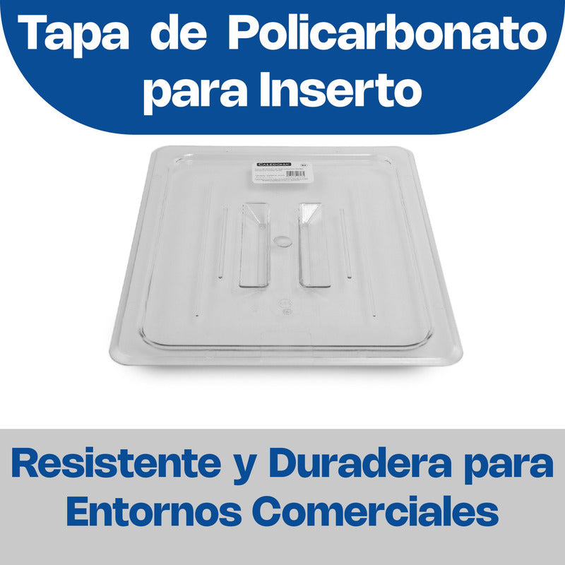 Tapa De Inserto Medio Policarbonato Caledonia Tamepo-com Transparente Tapa