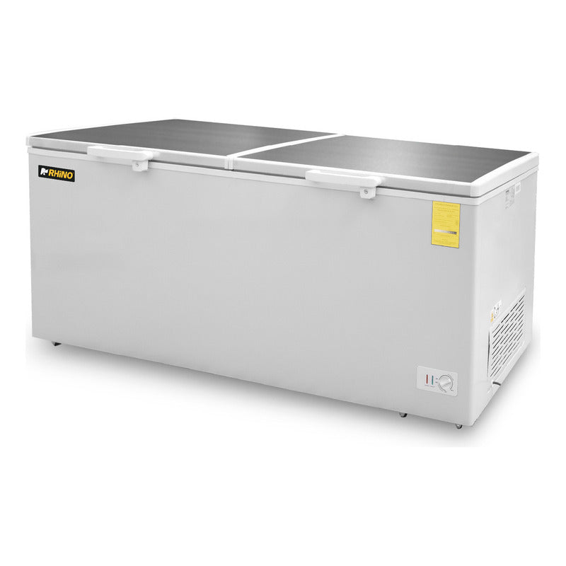 Congelador Horizontal Rhino Congeco24x 24ft3 Temp Dual Blanco