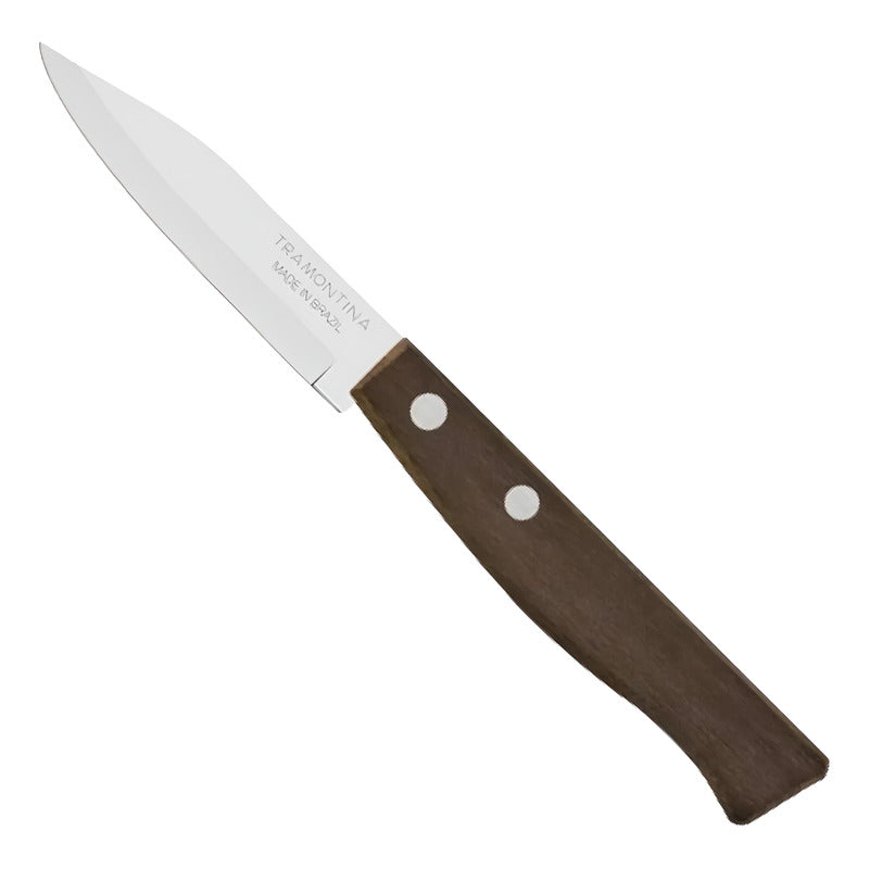 Cuchillo Tramontina Acero Inoxidable P/legumbres 3 Pulgadas Café