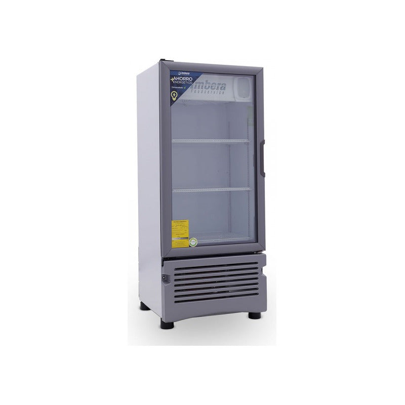 Refrigerador Comercial Vertical Imbera Vr-09 1 Puerta Reyfri Gris
