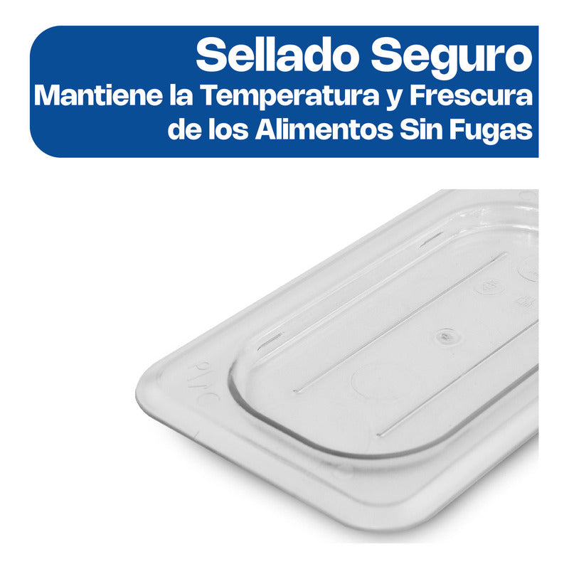 Tapa Policarbonato Caledonia 17.5x11cm Rectangular Apta Lavavajillas Blanco