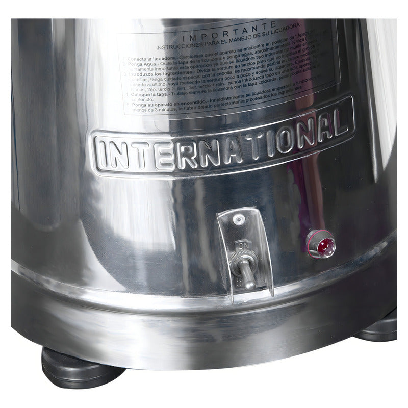 Licuadora Industrial International De 12 L En Acero Inoxidable