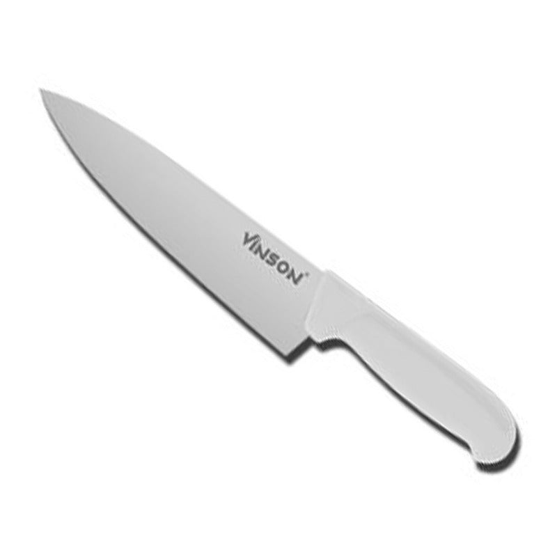 Cuchillo Profesional Acero Inox. Chef 10 Vinson Color Blanco