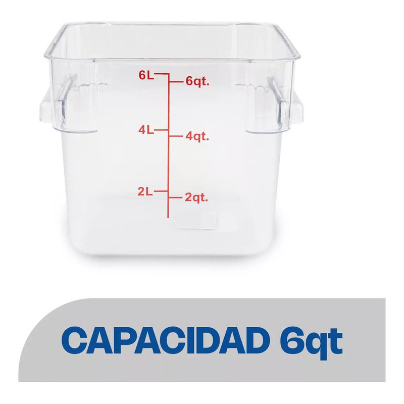 Recipiente Policarbonato Cuadrado Qt Caledonia Repocu-6
