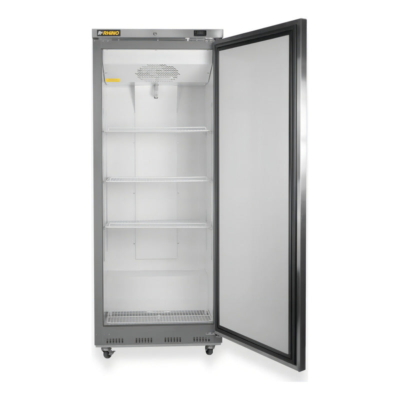Refrigerador Vertical Puerta Sólida Rhino® Plateado, 23 Pies Color Gris