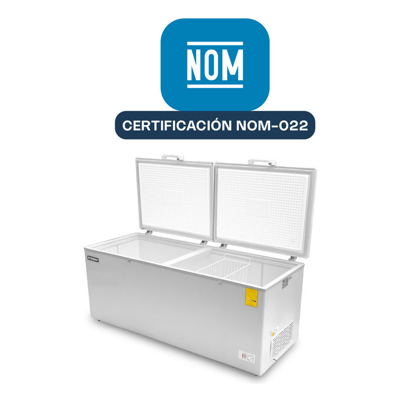 Congelador Horizontal Rhino Congeco24x 24ft3 Temp Dual Blanco