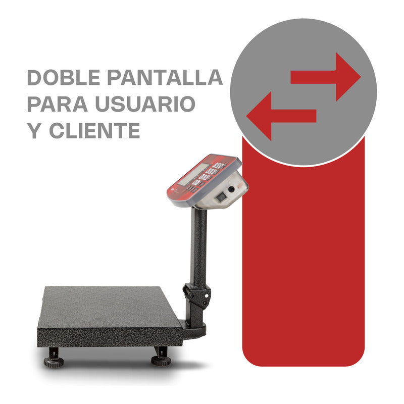 Báscula De Plataforma Plegable 60 Kg Vinson Baple-60 Gris Oscuro