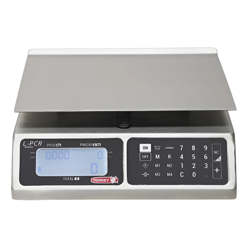 Báscula Digital Torrey Lpcr-40 Acero Inox 40 Kg Usb Reyfri