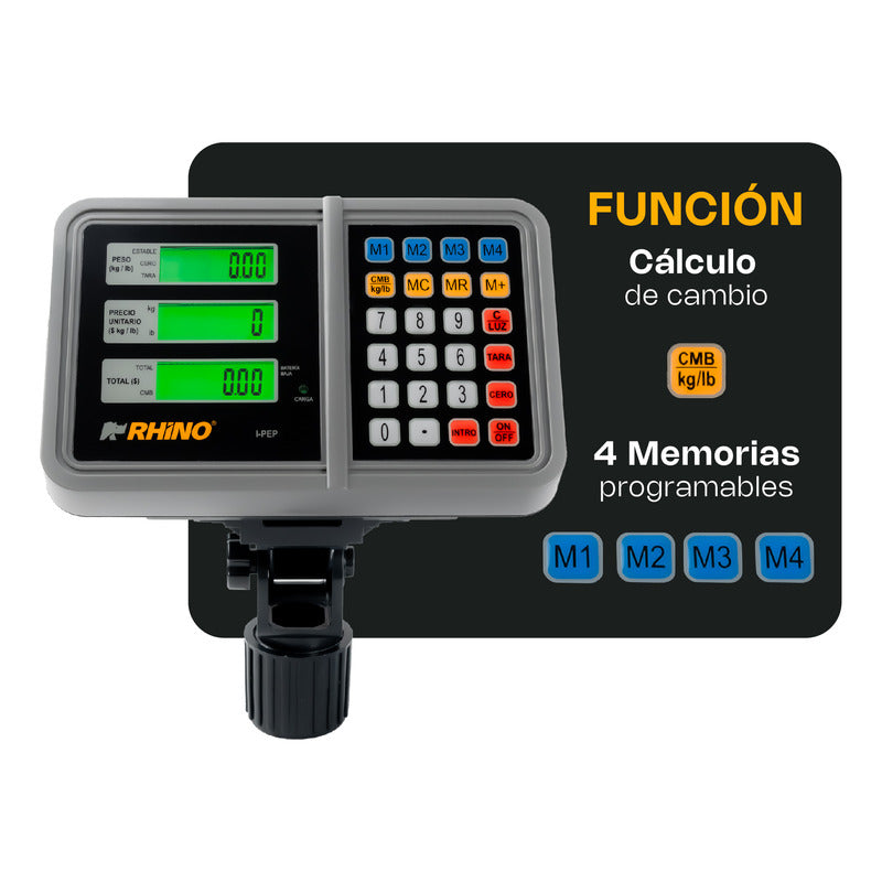 Indicador Peso, Precio, Total Para Báscula Rhino I-pep