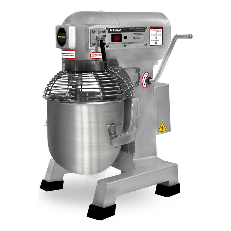 Batidora Industrial Rhino 20 Litros Bati-20 Color Gris Frecuencia 60 Hz