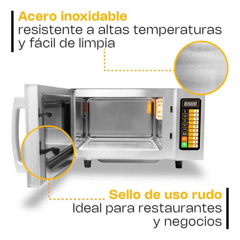 Microondas Industrial Digital Rhino Homic-09d 1000w 0.9 Ft3