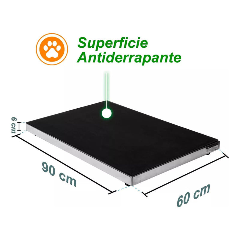 Báscula Comercial Digital Rhino 90 X 60 Cm Bavet-200 Kg