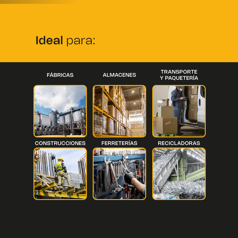 Báscula De Patín Rhino Bapat-2t 2000kg Con Control Remoto Amarillo