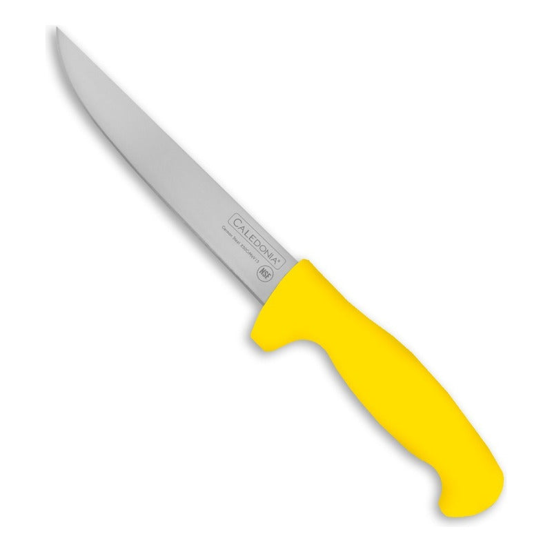 Cuchillo Deshuesador Recto 6 Pulgadas Caledonia Cader-6a Color Amarillo