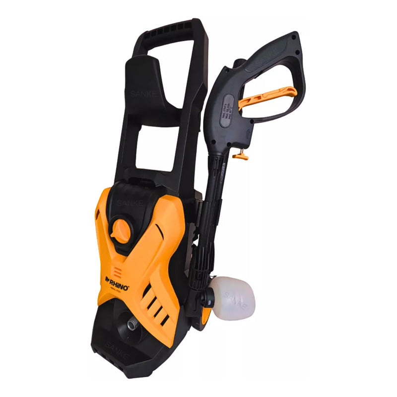 Hidrolavadora Eléctrica De Alta Presión Rhino Hidra-1700 Negro Con Amarillo 60 Hz