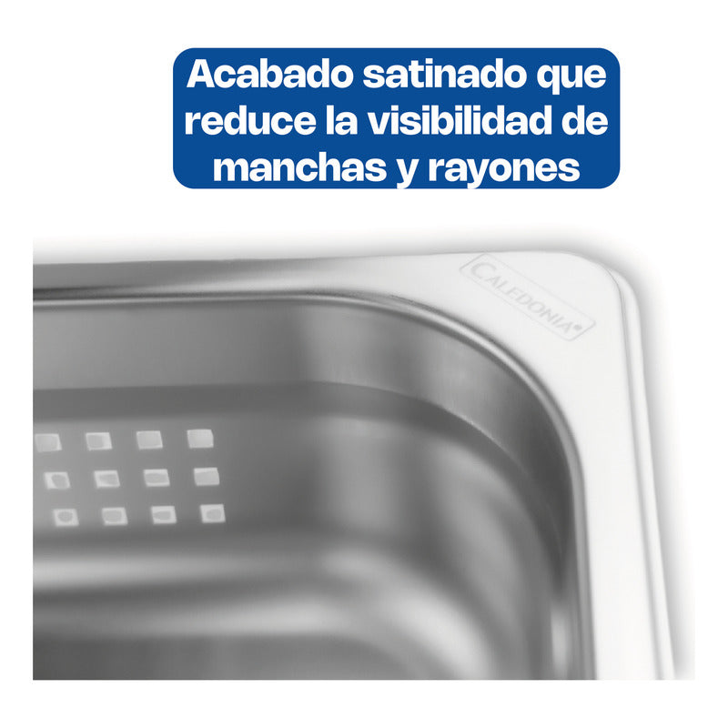Inserto Acero Inox Perforado Medio 2.5  Inapem-2.5