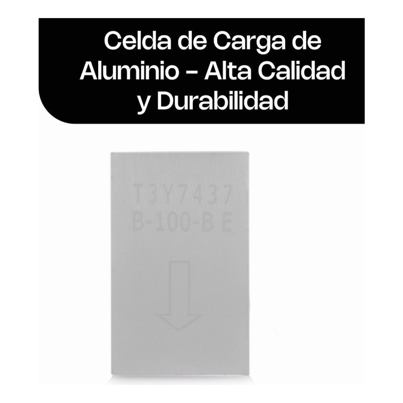 Celda De Carga De Aluminio Rhino Mod: Rh-1042-100kg Color Gris
