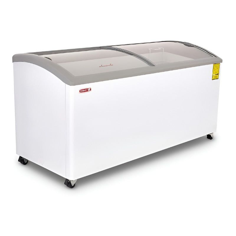 Congelador Comercial Vidrio Curvo Torrey Chc-180cr 19 Pies Color Blanco