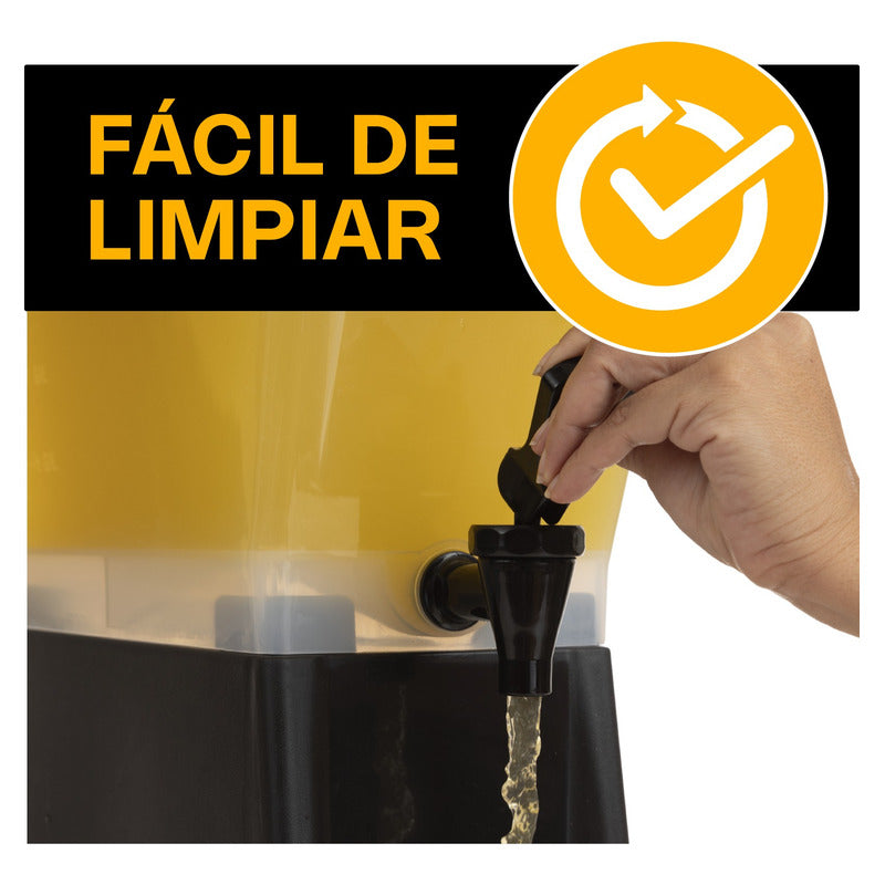 Dispensador De Bebidas Caledonia Disbe-13 Lts. Color Negro Negro