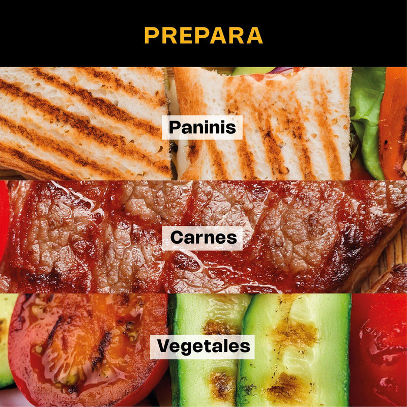 Rhino | Plancha Panini Comercial Doble Parilla | Planpa-3600 Plateado