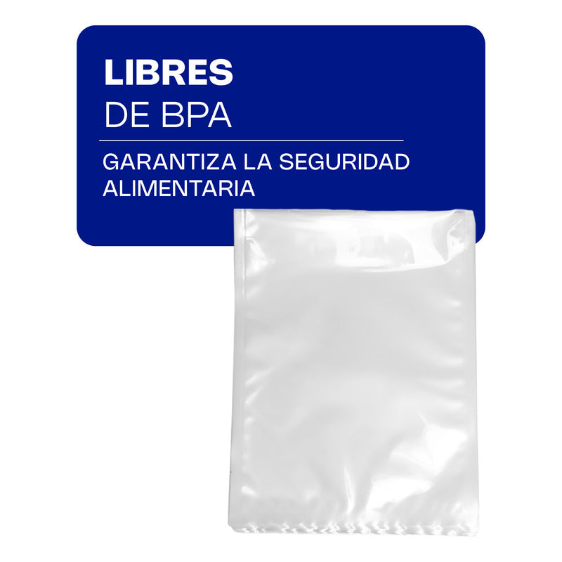100 Bolsas Empacado Alto Vacio 25 X 33cm Paquete Bovac-33