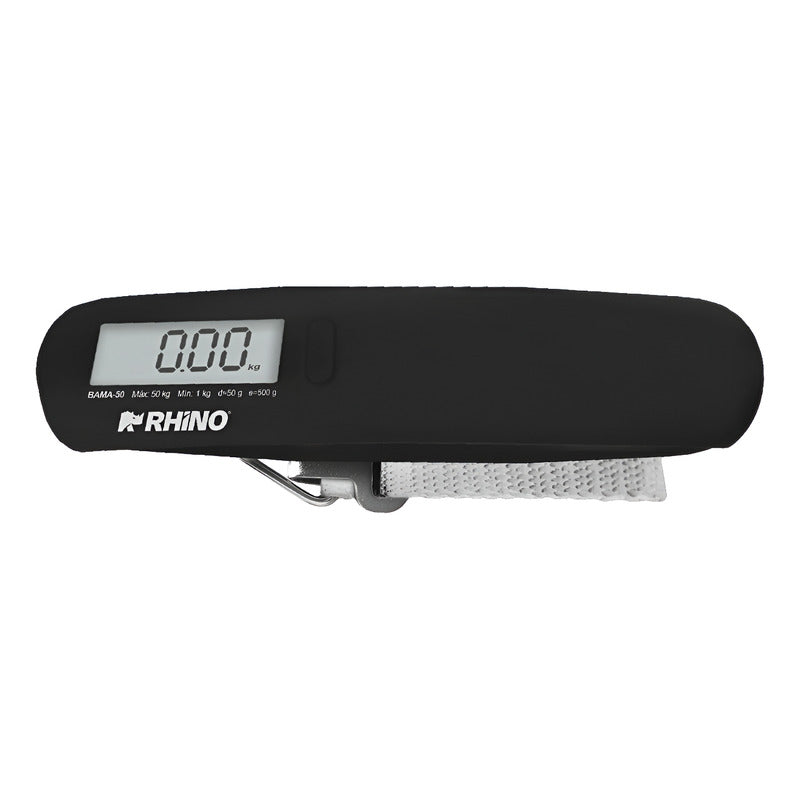 Bascula Digital Portátil Para Maleta 50kg Bama-50 Rhino Negro