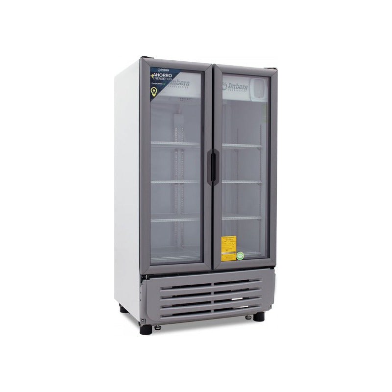 Refrigerador Comercial Imbera 2 Puertas Vr-19 Refresquero - Gris