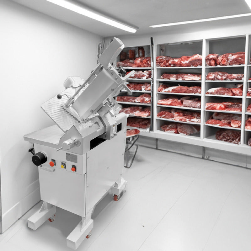 Rebanadora Automática Rhino Rebac363 Carnicera Semicongelada Gris